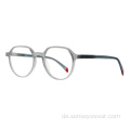 Runder Mode Eco Acetat Optischer Designer-Glasrahmen